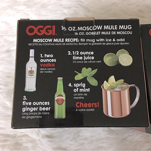 NIB Set of Two Moscow Mule Mugs - Picture 3 of 4